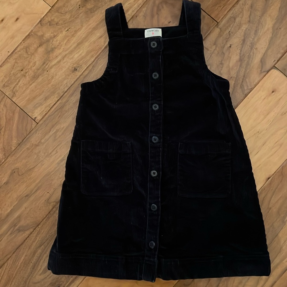 Crewcuts navy blue corduroy jumper size 5